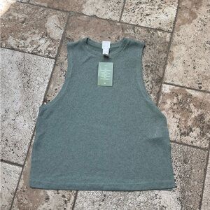 H&M Textured Gray Knit Top Size S